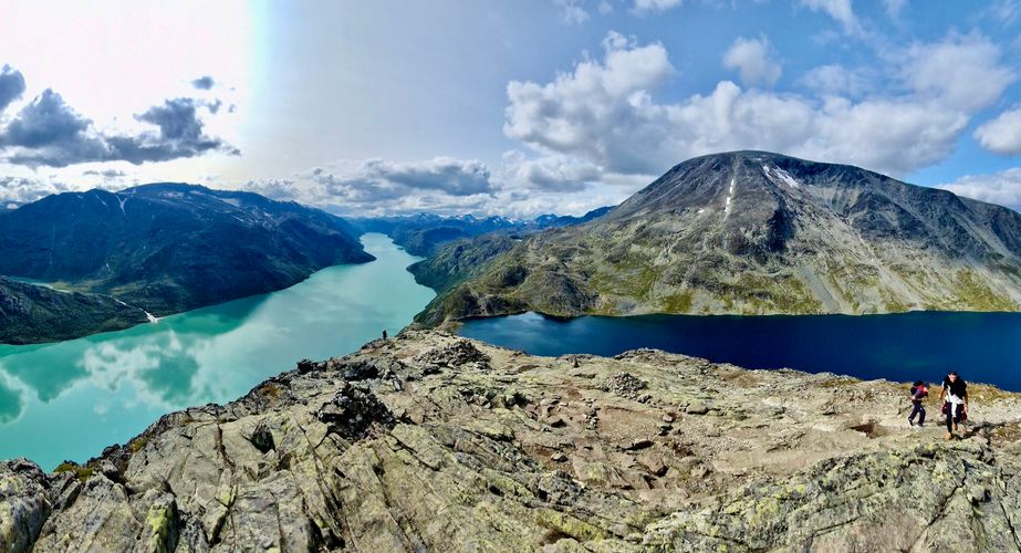 Besseggen trail National Park Jotunheimen